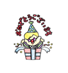 きいろいかみのこ（個別スタンプ：22）