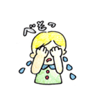 きいろいかみのこ（個別スタンプ：23）