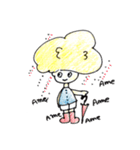きいろいかみのこ（個別スタンプ：32）