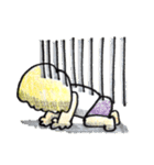 きいろいかみのこ（個別スタンプ：36）