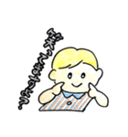 きいろいかみのこ（個別スタンプ：38）