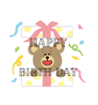 日常生活で使えるくまのスタンプです。（個別スタンプ：14）
