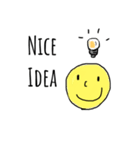 シンプル挨拶イラスト（個別スタンプ：4）