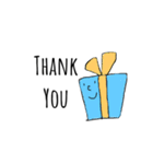 シンプル挨拶イラスト（個別スタンプ：6）