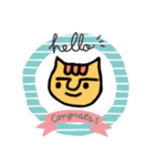 眉ねこさん ①（個別スタンプ：2）