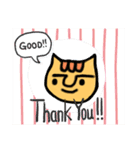 眉ねこさん ①（個別スタンプ：5）