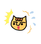 眉ねこさん ①（個別スタンプ：21）