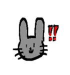 うちの黒うさぎ（個別スタンプ：6）