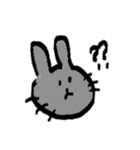 うちの黒うさぎ（個別スタンプ：7）