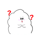 ふわふわした雲～日常会話に使える♡～（個別スタンプ：24）