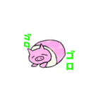 働きたくない！おブタスタンプ（個別スタンプ：4）