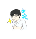 1Bの愉快な仲間たち（個別スタンプ：7）