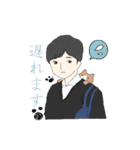 1Bの愉快な仲間たち（個別スタンプ：8）