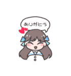 迷いこんだ少女と不思議な生命体（個別スタンプ：13）