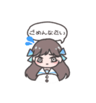 迷いこんだ少女と不思議な生命体（個別スタンプ：14）