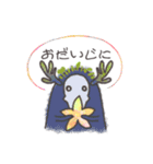 迷いこんだ少女と不思議な生命体（個別スタンプ：16）