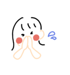 外ハネちゃん1（個別スタンプ：4）