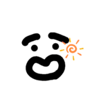 楽に使えてかわいい！表情スタンプ（個別スタンプ：12）