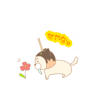 たこ焼きかぶったわんこ（個別スタンプ：3）