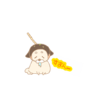 たこ焼きかぶったわんこ（個別スタンプ：8）