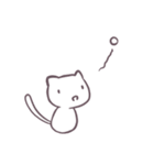 やくたたずにゃんこ（個別スタンプ：1）