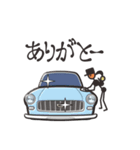 くるまをみがくひと（60’s日本車5）（個別スタンプ：1）
