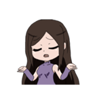 実践的な女の子 2（個別スタンプ：1）
