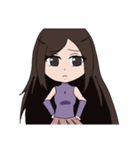 実践的な女の子 2（個別スタンプ：2）