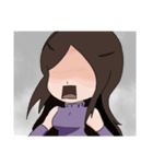 実践的な女の子 2（個別スタンプ：3）