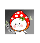 Strawberry emoticons .2/イチゴ (English)（個別スタンプ：23）