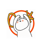 くららうさぎ 日常（個別スタンプ：8）