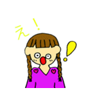 かわいい女の子のよくつかうスタンプ（個別スタンプ：1）