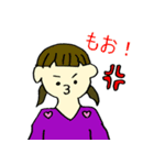 かわいい女の子のよくつかうスタンプ（個別スタンプ：3）