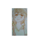 オリジナルおんなのこたち（個別スタンプ：2）