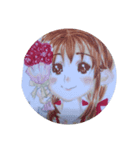 オリジナルおんなのこたち（個別スタンプ：4）