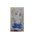 オリジナルおんなのこたち（個別スタンプ：5）