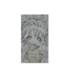 オリジナルおんなのこたち（個別スタンプ：7）