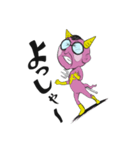 悪魔の国のメガネくん（個別スタンプ：22）