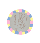 謎すぎるうさぎ（個別スタンプ：2）