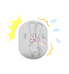 謎すぎるうさぎ（個別スタンプ：4）