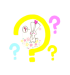 謎すぎるうさぎ（個別スタンプ：8）