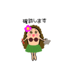 Hula cocoちゃんスタンプ3（個別スタンプ：6）