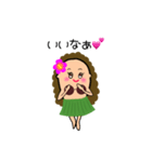 Hula cocoちゃんスタンプ3（個別スタンプ：10）