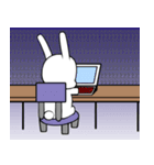 うさぎの嘆き（個別スタンプ：1）