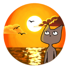 [LINEスタンプ] スリムなねこさん 