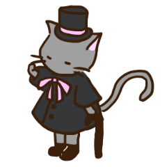 [LINEスタンプ] 猫紳士 ホームズの画像（メイン）