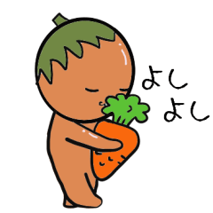 [LINEスタンプ] 表情豊かな野菜たちのトマト