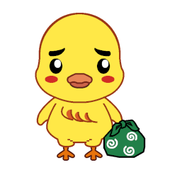 [LINEスタンプ] 風呂敷ひよこ「ぴよ」