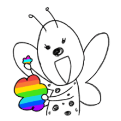 [LINEスタンプ] おはなのようせいさん 
