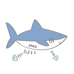 [LINEスタンプ] かわいい サメ のスタンプ fetchpriority=high